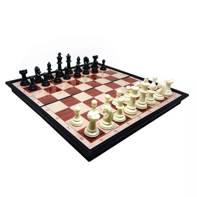 Jogo De Xadrez Tabuleiro Dobrável Magnético Imã 20 X 20Cm