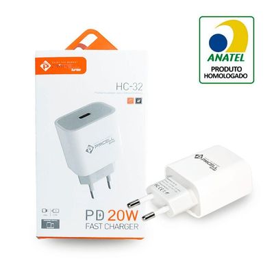 Fonte Carregador Turbo Usb-c 20w-pmcell