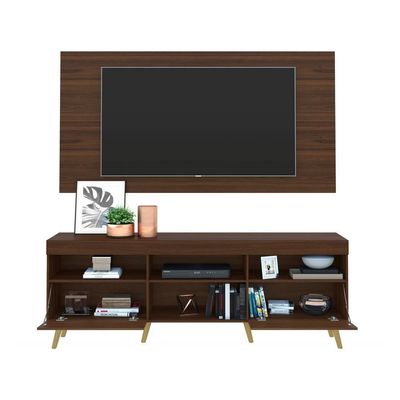 Rack Retrô Com Painel Para Tv Até 65´´ Flórida Fg3133