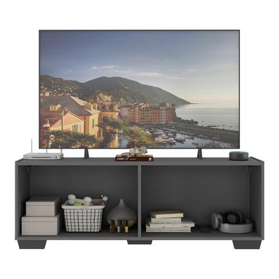 Rack Tv Até 50 Polegadas Com Espelhos Mp1083 Grafite preto