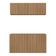Kit Aparador Buffet Com Armário Aéreo 4 Portas Cantinho Do Café Multimóveis Mp1074 Rustic Rustic
