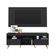 Rack com Painel TV até 65" e Pés Retrô Flórida Multimóveis