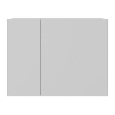 Balcão Multiuso Organizador Para Banheiro 3 Portas 90cm Multimóveis Mp5039 Branco Branco