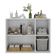 Balcão Multiuso Organizador Para Banheiro 3 Portas 90cm Multimóveis Mp5039 Branco Branco