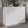 Balcão Multiuso Organizador Para Banheiro 3 Portas 90cm Multimóveis Mp5039 Branco Branco