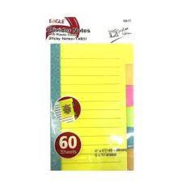 Bloco adesivo pauta 15x10cm 60 folhas Eagle
