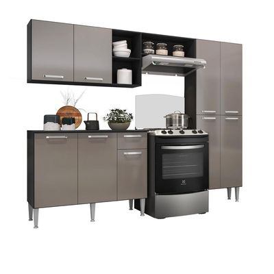 Cozinha Compacta Armário E Balcão Pequim Up MultimóveisV2999