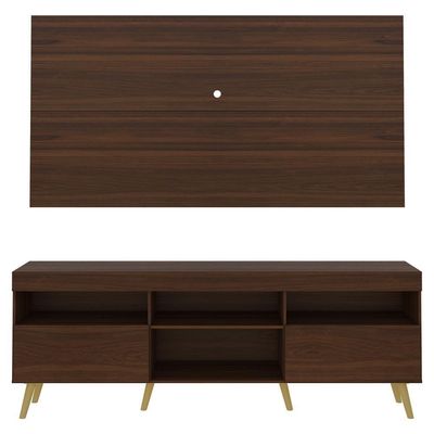 Rack Com Painel Tv 65" Retrô Flórida Multimóveis V3133