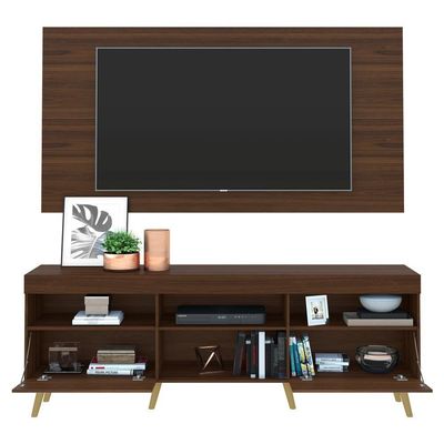 Rack Com Painel Tv 65" Retrô Flórida Multimóveis V3133