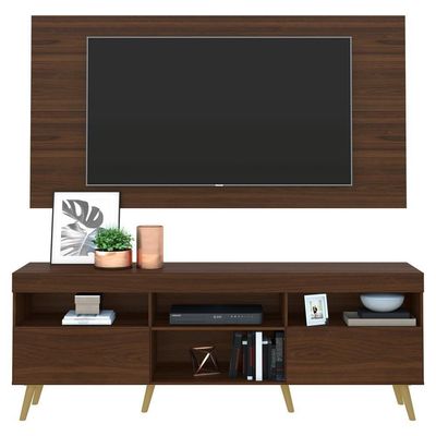 Rack Com Painel Tv 65" Retrô Flórida Multimóveis V3133