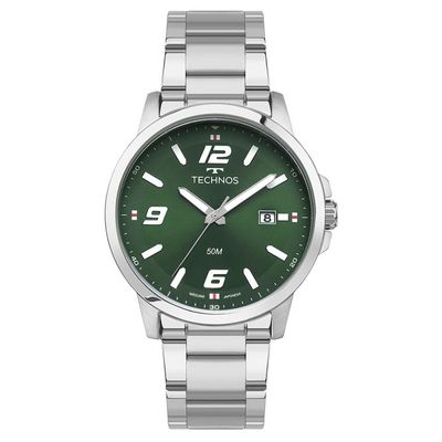 Relógio Technos Masculino Racer Prata - 2315lav/1v Relógio Technos Masculino Racer Basico Prata - 2315lav/1v