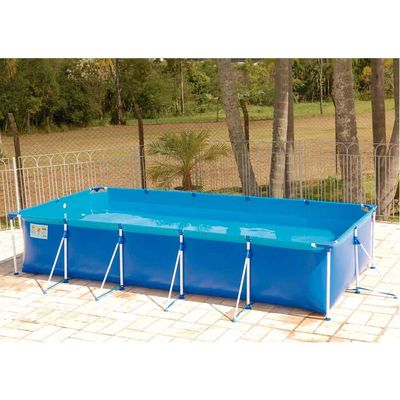 Piscina Retangular 5000 Litros Estruturada Premium Mor