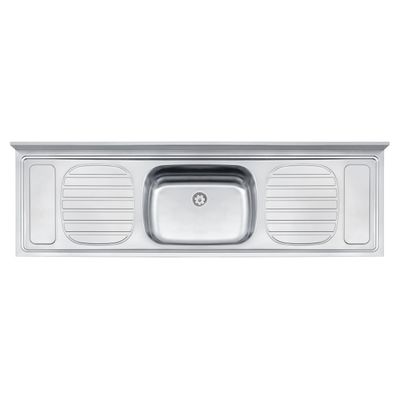 Pia de Apoio Tramontina Filo 56 Plus em Aço Inox 180 x 55 cm Standard