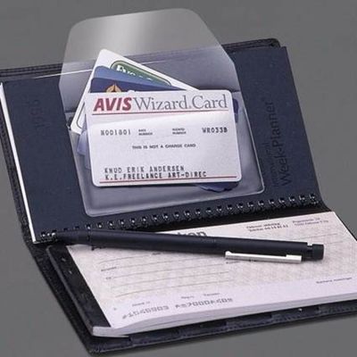 Bolsa Auto Adesiva P/ Cartão de Visita Com Abertura Lateral