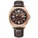 Relógio Masculino De Quartzo Design Esportivo Impermeavel à Prova D'água 3atm Dourado Marrom
