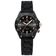 Relógio De Quartzo Feminino Design Casual Pulseira De Silicone 5atm à Prova D´agua Preto