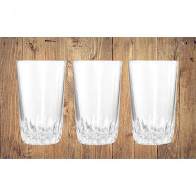 Jogo Copos Vidro Cristal 3 Peças 325 Ml