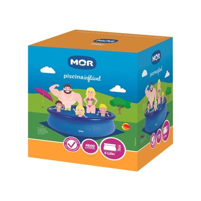 Piscina Inflável 4600 Litros Redonda Splash Fun Mor