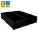 Cama Box Baú Casal Bipartido Sintético Sereneprime Preto 138x188x44