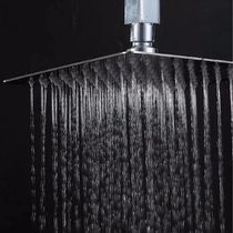Chuveiro Ducha Teto Kit 9 Uni Inox 20x20 Slim Quadrado Banheiro Piscina Box Area Externa