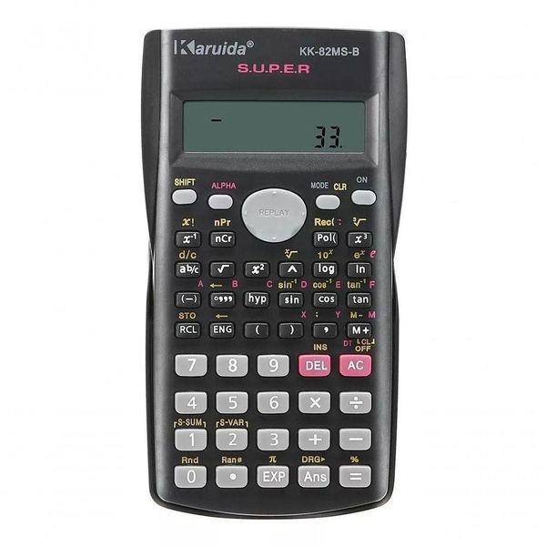 Calculadora Científica 240 Funções De 12 Dígitos E Frações