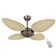 Ventilador Volare Off P Palmae Natural 127V Controle Remoto 110V