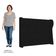 Cabeceira Casal Cama 140cm Malva I02 Veludo Preto - Mpozenato