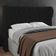 Cabeceira Casal Cama 140cm Malva I02 Veludo Preto - Mpozenato