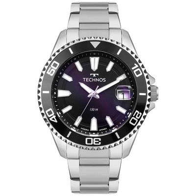 Relógio Technos Masculino Acqua Prata - 2415eh/1p