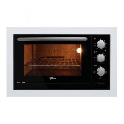 Forno Elétrico De Embutir 48 Litros Fit Line Fischer Branco 220V