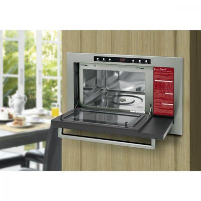 Forno Micro Ondas De Embutir Infinity 25 Litros Inox Fischer Inox 220V