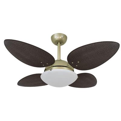 Ventilador De Teto Volare Petalo Palmae Marrom 220V 220V