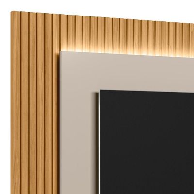 Painel Para Suspenso 70 Pol 180cm Real L06 Tauari-off White Fosco - Mpozenato
