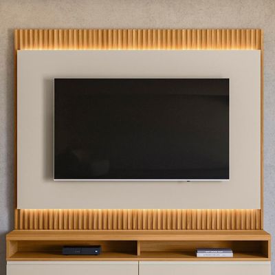 Painel Para Suspenso 70 Pol 180cm Real L06 Tauari-off White Fosco - Mpozenato