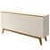Balcao Buffet Ares 4 Portas 161 Cm Henn Off White Nature
