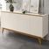 Balcao Buffet Ares 4 Portas 161 Cm Henn Off White Nature