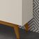 Balcao Buffet Ares 4 Portas 161 Cm Henn Off White Nature