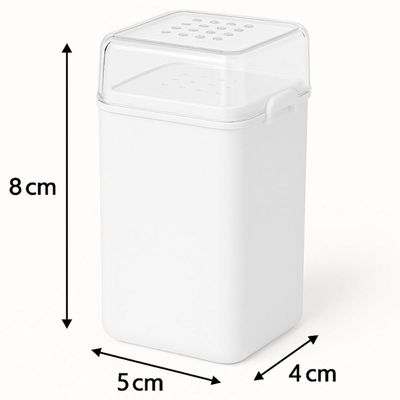 Kit 6 Saleiros Pimenteiros de Mesa 70ml Branco Plástico Coza Restaurante Bar