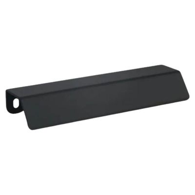 Kit 6 Puxadores Alça de Sobrepor Preto PV22 para Móveis Armários Gavetas Torralba