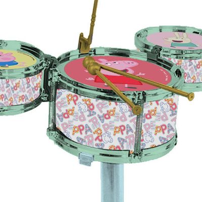 INSTRUMENTO MUSICAL - BATERIA PEQ - PEPPA PIG
