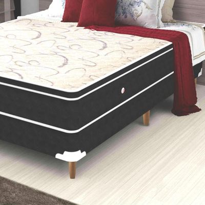 Kit 7 Pés Para Móveis Cama Casal Pé Para Cama Box Em Madeira
