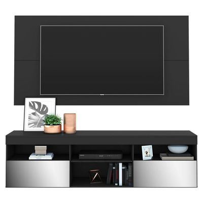 Rack Com Painel Tv 65" Espelho Flórida Multimóveis V3322
