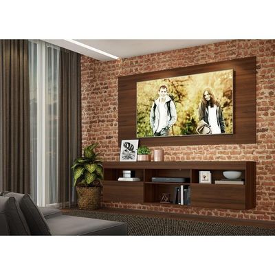 Rack Com Painel Tv 65" Suspenso Multimóveis V3299 Duna