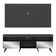 Rack C/ Painel Tv 65" Com Espelho Holanda Br3138 Preto
