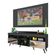 Rack C/ Painel Tv 65" Com Espelho Holanda Br3138 Preto