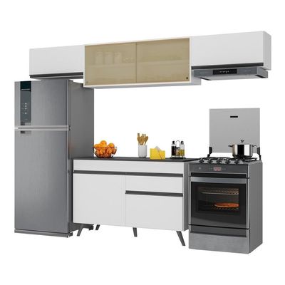 Armário De Cozinha Compacta 4 Peças Mp3698.964 Branco
