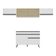 Armário De Cozinha Compacta 4 Peças Mp3698.964 Branco
