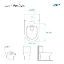 Tampa De Vaso Poliéster Decorada Golfinho E Conchas Vesuvio Para Louça Icasa