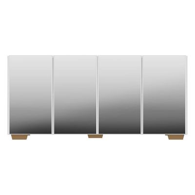 Aparador Buffet 4 Portas Vegas V3560 Branco/
