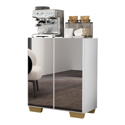 Aparador Buffet 4 Portas Vegas V3560 Branco/